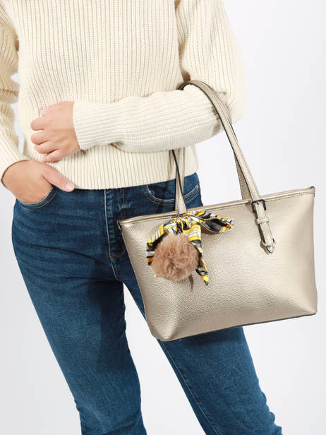 Sac Porté épaule Grained Miniprix Beige grained F2531 vue secondaire 1