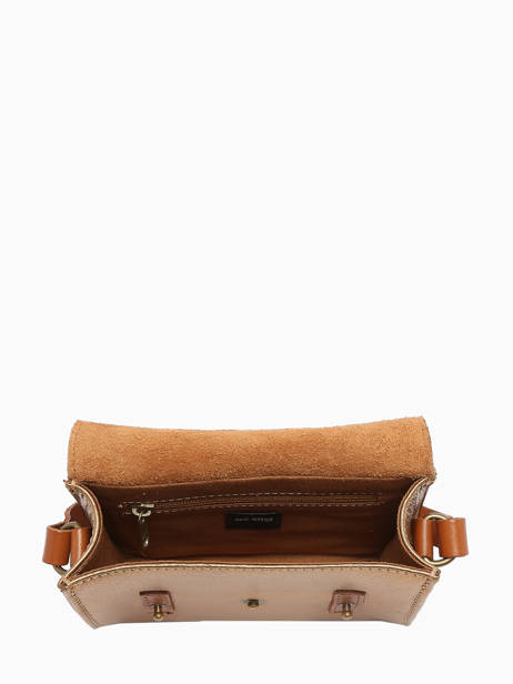 Leather Crossbody Bag Mini Indispensable Paul marius Gold vintage MINI other view 3