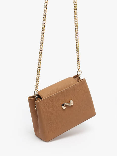 Leather Poppy Crossbody Bag Nathan baume Brown eden 2 other view 2