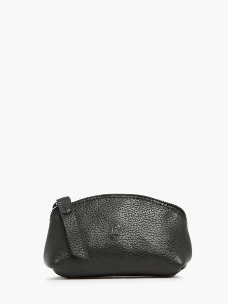 Coin Purse Madras Leather Etrier Black madras EMAD651