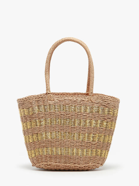 Sac Porté épaule Cabas Paille Gerard pasquier Marron cabas P24028