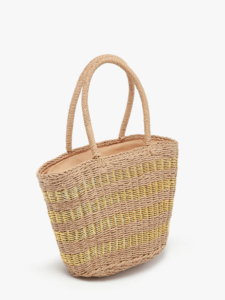 Sac Porté épaule Cabas Paille Gerard pasquier Marron cabas P24028 vue secondaire 2