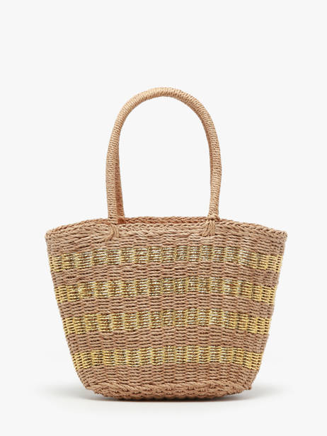 Sac Porté épaule Cabas Paille Gerard pasquier Marron cabas P24028 vue secondaire 4