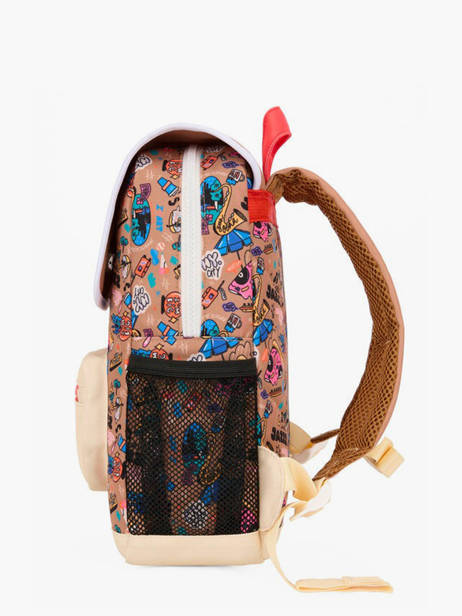 Sac à Dos Hello hossy Marron cool kids 5 vue secondaire 2
