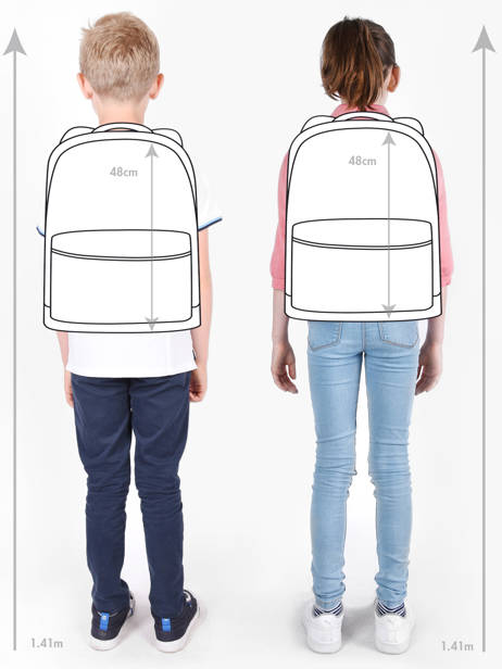 Backpack Aspen 3.0 Boys Stones and bones Blue boys B other view 1