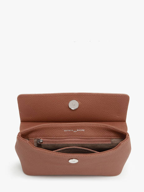Sac Bandoulière Calie Cuir Nathan baume Marron nathan 19 vue secondaire 3