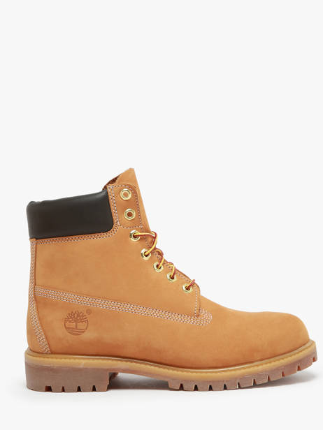 Boots Premium 6 En Cuir Timberland Marron men TB110061