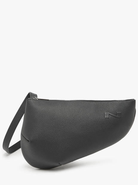 Leather Crossbody Bag Large City Perle Nathan baume Gray n city 1