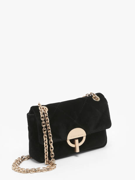 Petit Sac Bandoulière Moon En Velours Vanessa bruno Noir moon 42V40326 vue secondaire 2