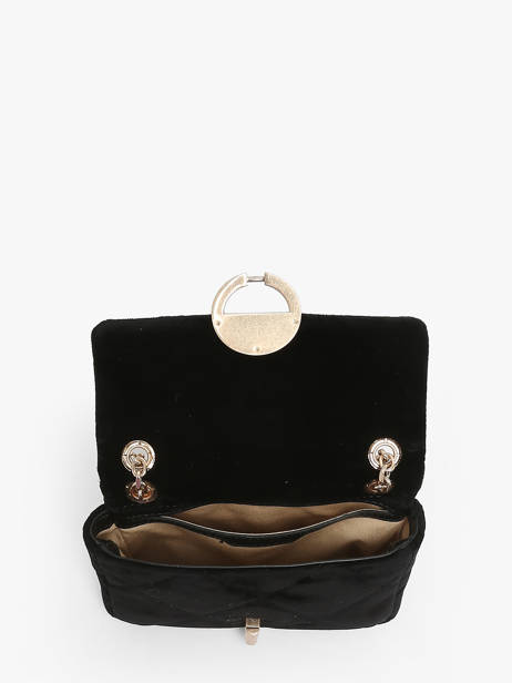 Petit Sac Bandoulière Moon En Velours Vanessa bruno Noir moon 42V40326 vue secondaire 3
