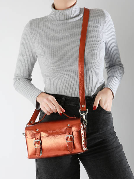 Sac Bandoulière L'artisan Ginger Cuir Paul marius Marron ginger ARTISGIN vue secondaire 1