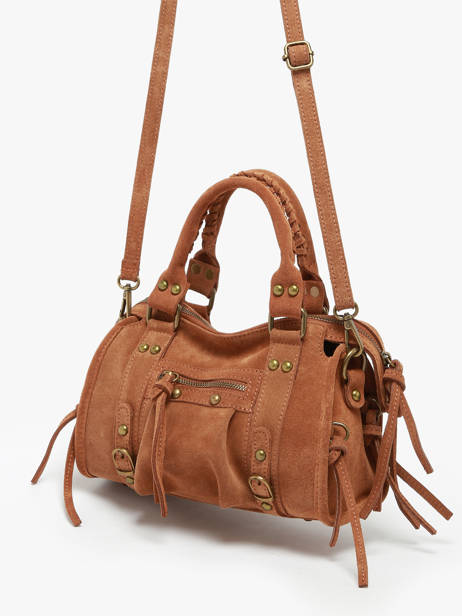 Sac Bandoulière Velvet Cuir Milano Marron velvet VE24093 vue secondaire 2