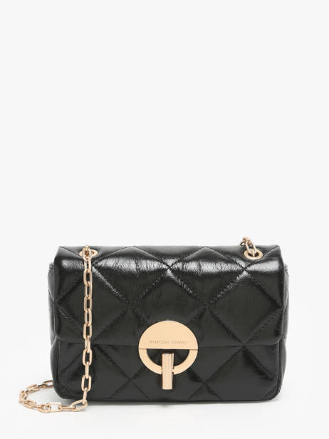 Medium Leather Moon Crossbody Bag Vanessa bruno Black moon 84V40533