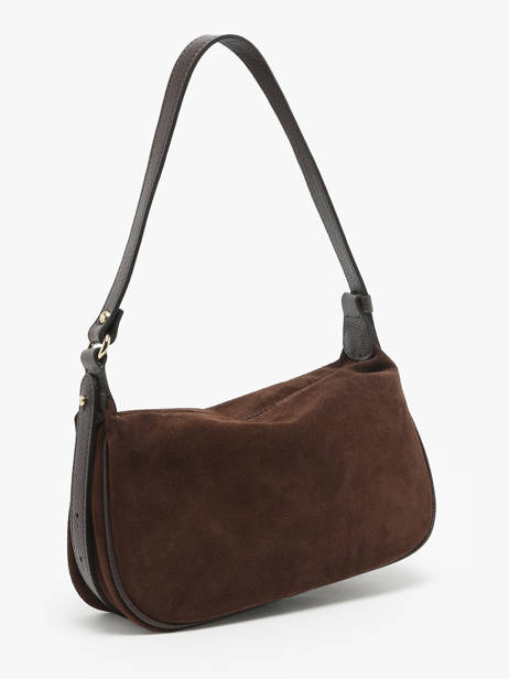 Sac Porté épaule Et Bandoulière Velvet Caviar Cuir Milano Marron velvet caviar VC24113 vue secondaire 2