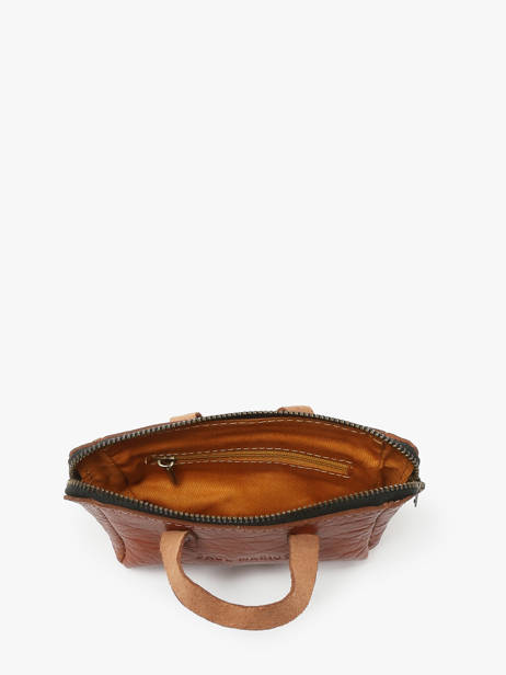 Leather Mon Premier Coin Purse Paul marius Brown vintage PREMIER other view 1
