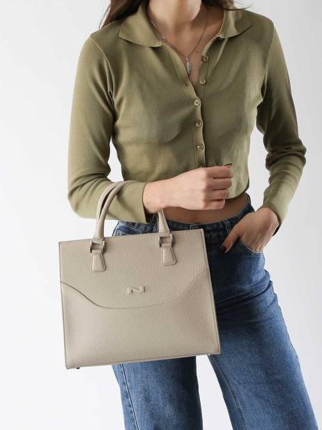 Satchel Event Leather Nathan baume Beige event 8 other view 1