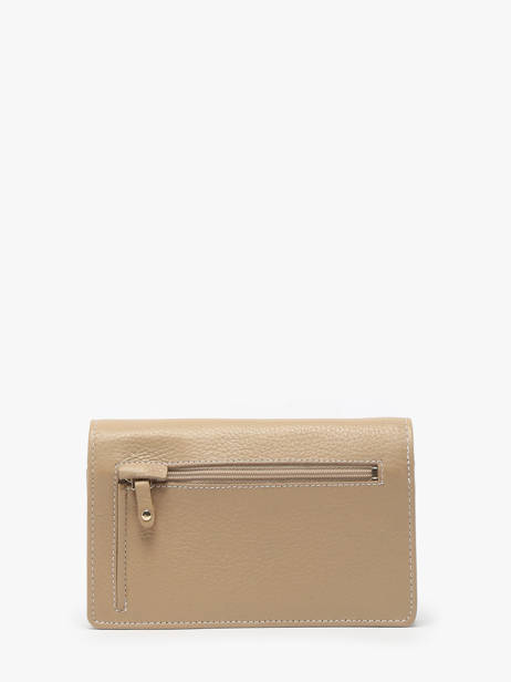 Leather Caviar Wallet Crinkles Beige caviar 14001 other view 3