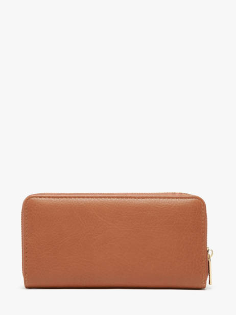 Portefeuille Lulu castagnette Marron zip CHRYS103 vue secondaire 2