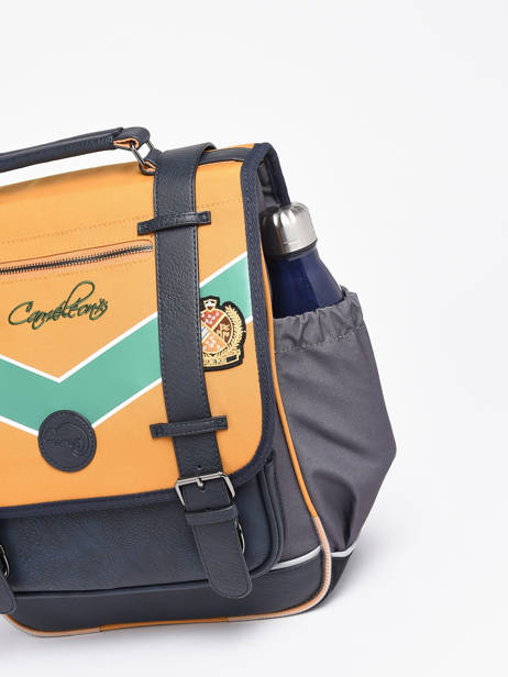 2-compartment Backpack Cameleon Yellow vintage urban PBVBSD39 other view 6