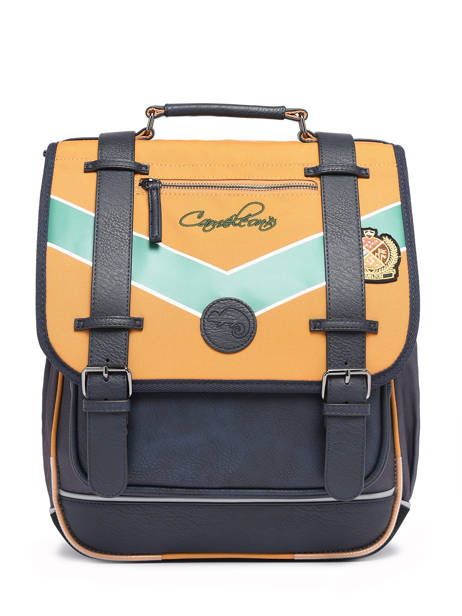 2-compartment Backpack Cameleon Yellow vintage urban PBVBSD39 other view 7