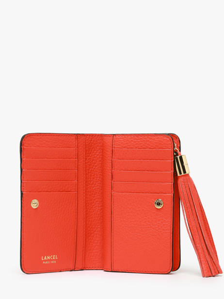 Portefeuille Compact Premier Flirt Cuir Lancel Orange premier flirt A11136 vue secondaire 1
