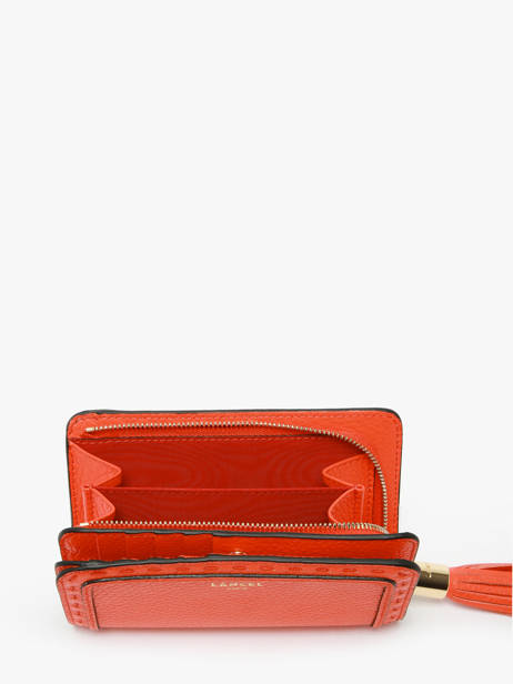 Portefeuille Compact Premier Flirt Cuir Lancel Orange premier flirt A11136 vue secondaire 2