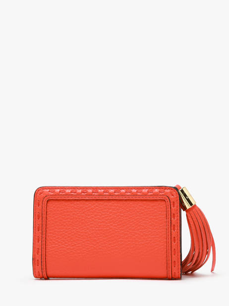 Portefeuille Compact Premier Flirt Cuir Lancel Orange premier flirt A11136 vue secondaire 3