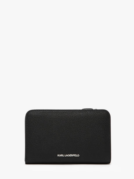 Portefeuille Karl lagerfeld Noir k ikon A3W32088 vue secondaire 2
