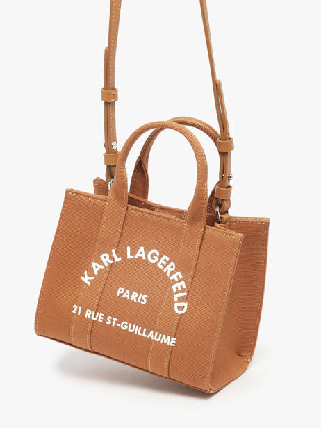 Shoulder Bag Rsg Cotton Karl lagerfeld Brown rsg A1W50118 other view 2