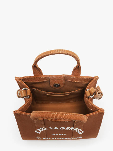 Shoulder Bag Rsg Cotton Karl lagerfeld Brown rsg A1W50118 other view 3