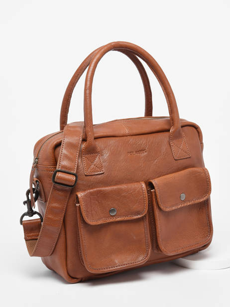 Leather Le Dandy A4 Satchel Paul marius Brown vintage S other view 2