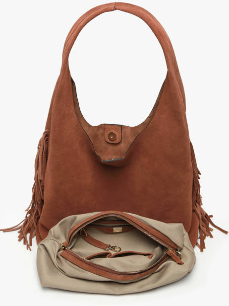 Shoulder Bag L Country Leather Etrier Brown country ECOU154L other view 4