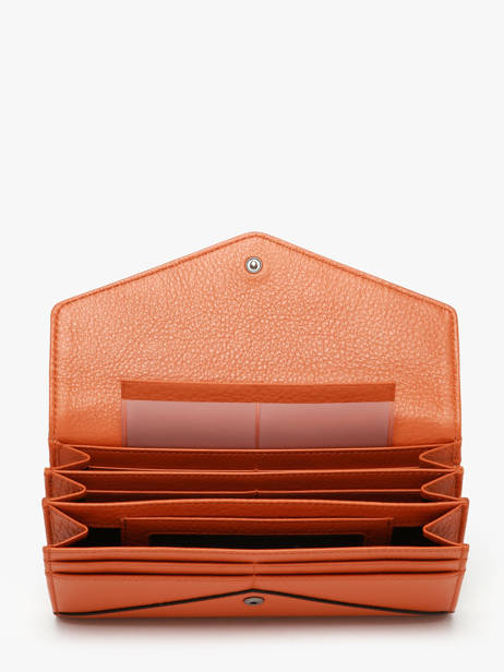 Wallet Enveloppe Leather Yves renard Orange enveloppe 29286 other view 1