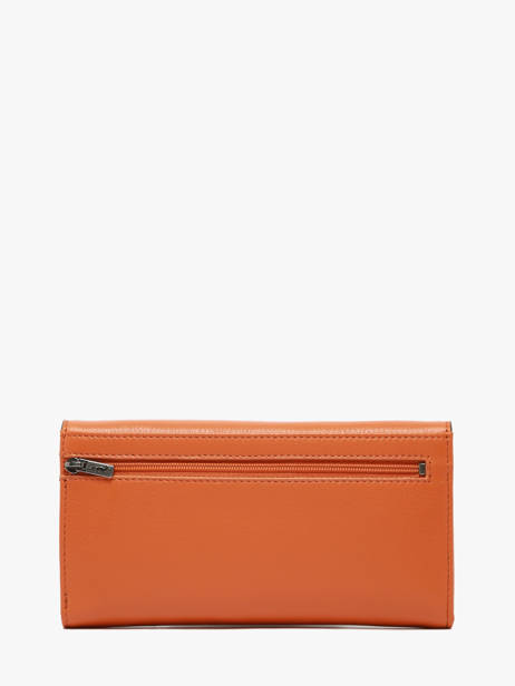 Wallet Enveloppe Leather Yves renard Orange enveloppe 29286 other view 2