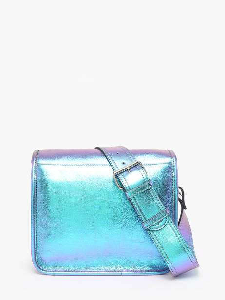 Sac Bandoulière Lasacoche S Paul marius Bleu scarabee SACOSSCA vue secondaire 4