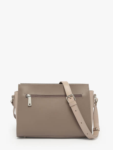 Shoulder Bag Smooth Leather Lancaster Beige smooth 437-02 other view 4