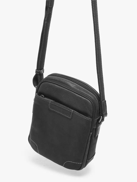 Sac Bandoulière Joseph Cuir Arthur & aston Noir marco 8 vue secondaire 1