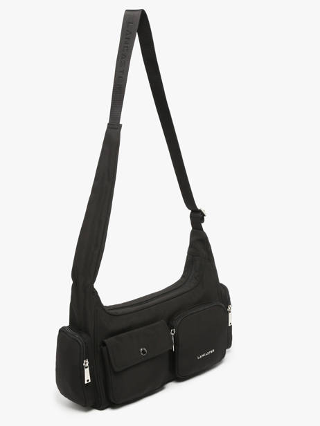 Sac Bandoulière Basic Pocket Lancaster Noir basic pocket 92 vue secondaire 2