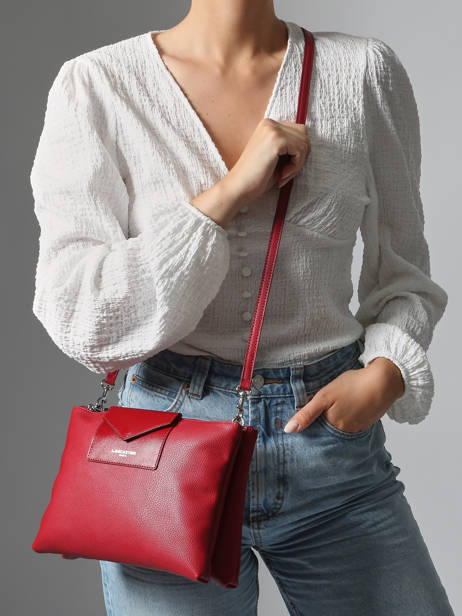 Sac Bandoulière Maya Lancaster Rouge maya 27 vue secondaire 1