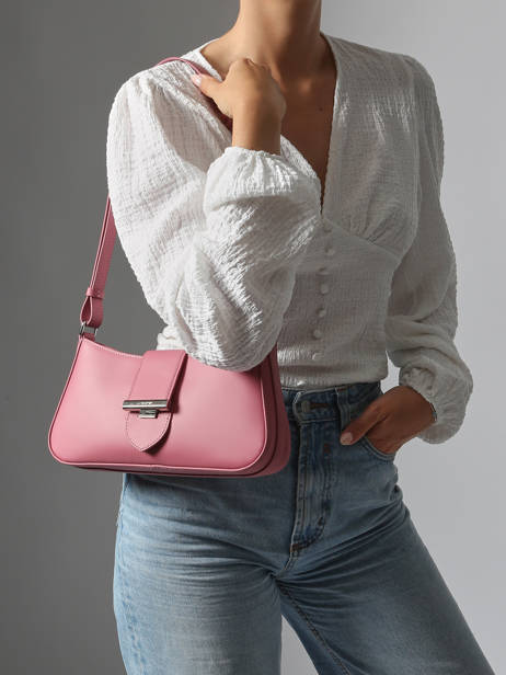 Sac Porté épaule Paris Ily Cuir Lancaster Rose paris ily 41 vue secondaire 1