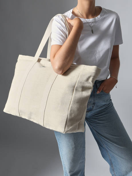 Shoulder Bag Jute Burlap Hindbag Beige jute JU other view 1
