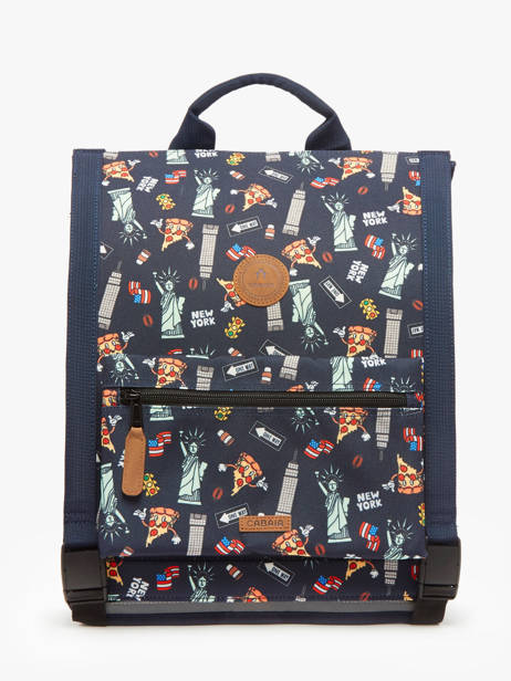 2-compartment Backpack Cabaia Blue school L