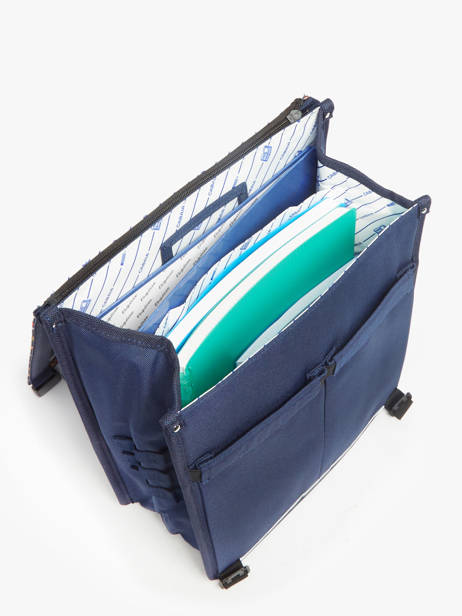 2-compartment Backpack Cabaia Blue school L other view 4