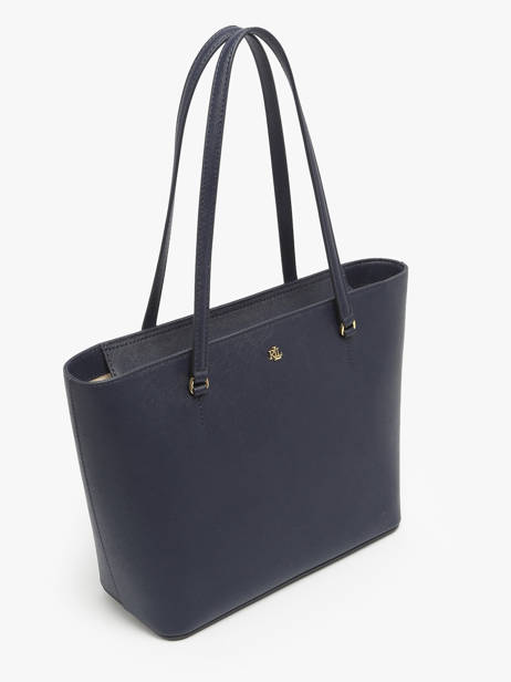 Medium Leather Karly Tote Bag Lauren ralph lauren Blue karly 31924351 other view 2