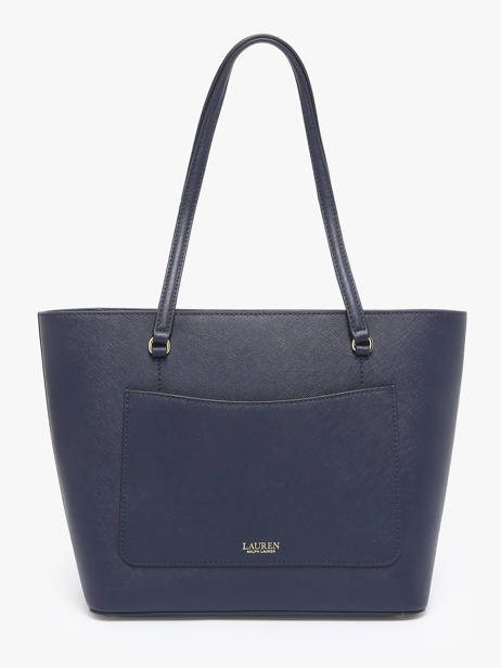 Medium Leather Karly Tote Bag Lauren ralph lauren Blue karly 31924351 other view 4