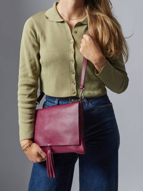Shoulder Bag Caviar Leather Milano Violet caviar CA21062 other view 1