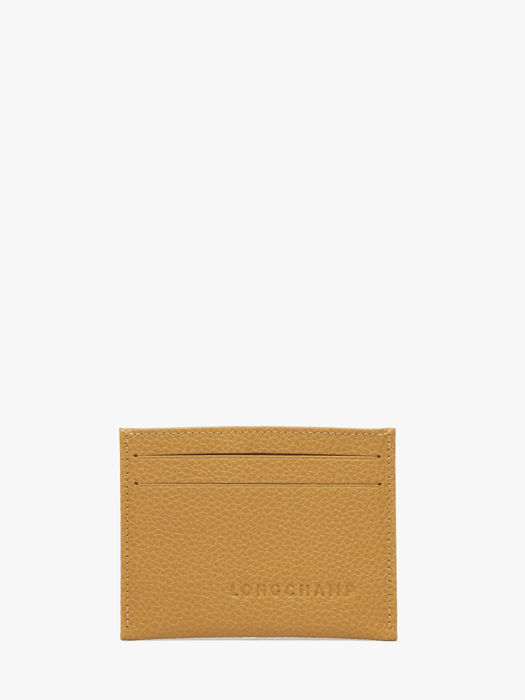 Longchamp Le foulonné Bill case / card case Yellow