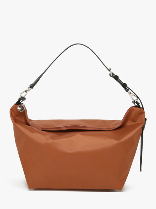 Longchamp Besace longchamp toile Hobo bag Brown