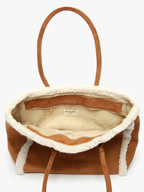 Sac Porté épaule A4 Sheep David jones Marron sheep CM7876 vue secondaire 3