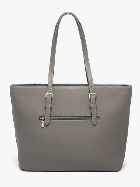 Sac Porté épaule A4 Saffiano David jones Gris saffiano 3 vue secondaire 4